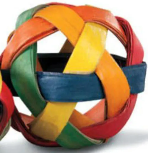 03350 Woven Ball Foot Toy