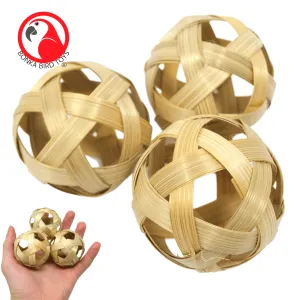 3485 PK3 Natural 3 Inch Bamboo Balls