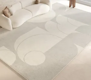 Abstract Contemporary Rugs for Bedroom, Dining Room Floor Rugs, Grey Modern Rugs under Sofa, Large Modern Rugs in Living Room, Modern Rugs for Office