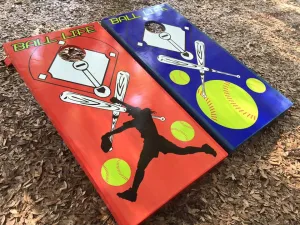 Ball Life Cornhole Set With Bean Bags