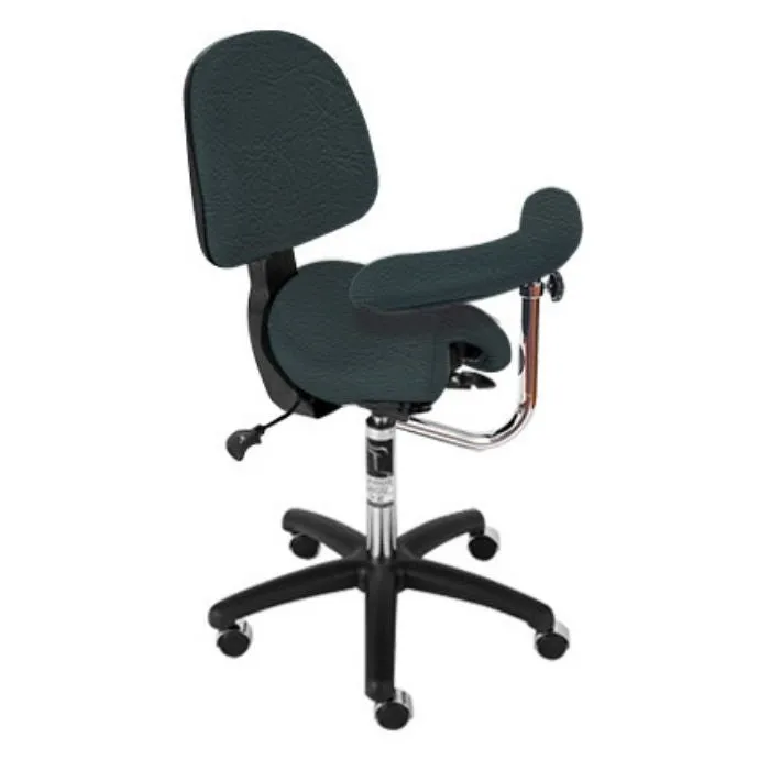 Bambach Ergonomic Saddle Stool - Back Rest and Swing Arm