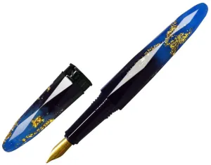 Benu Briolette Luminous Sapphire Fountain Pen