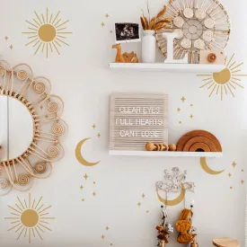 Boho Wall Decal | Sun Moon