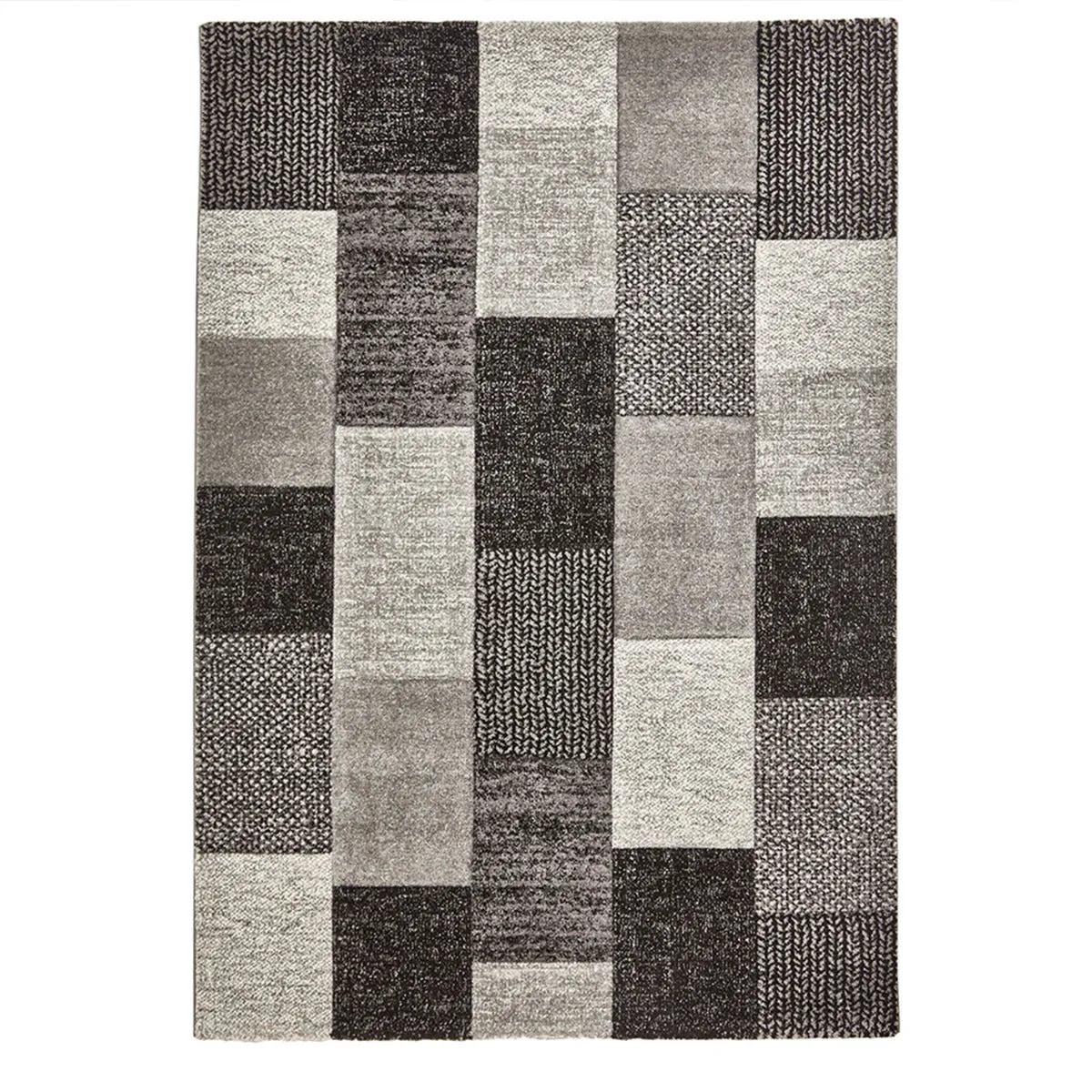 Brooklyn Grey Black Rug