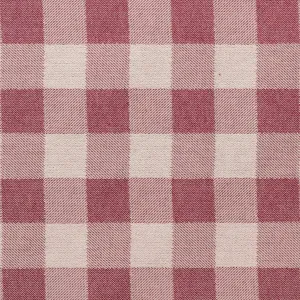 Curtain Woodhouse Check Cotton Claret