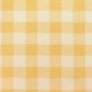 Curtain Woodhouse Check Cotton Mustard