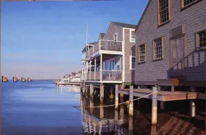 Easy Street Basin Nantucket original art by J Wolford