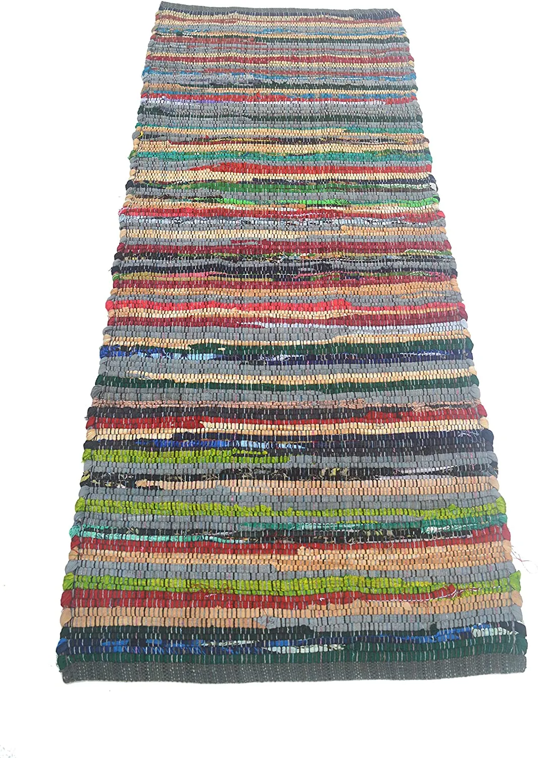 Eco Friendly 100% Recycled Cotton Colorful Area Rug