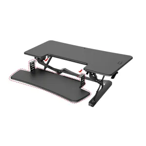 Ergonomic Desk 48″ | Adjustable Sit-Stand Converter Riser