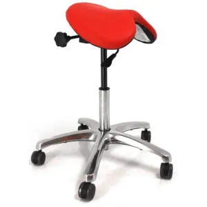 Jobri BetterPosture Ergonomic Saddle Chair for Office and Medical (RED)