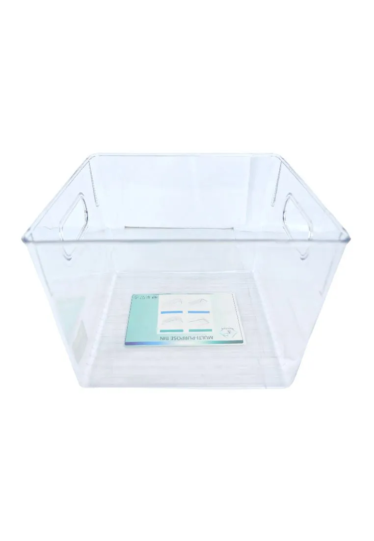 Landmark Multi-purpose Bin With Handle - Clear