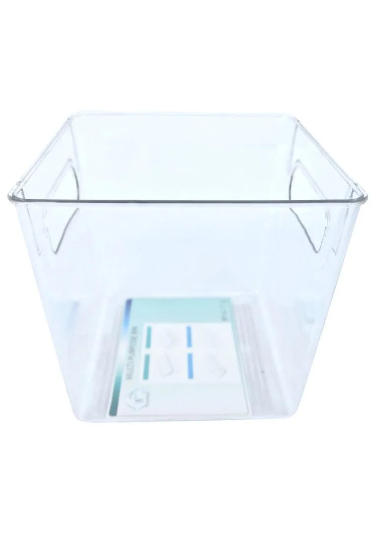 Landmark Multi-purpose Bin With Handle - Clear