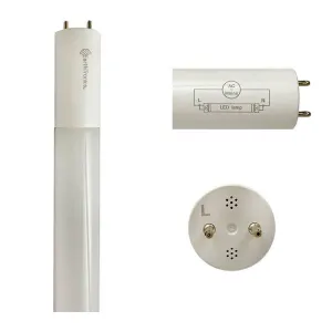 LED T8 15 Watt 48" 2200 Lumens 5,000K Type B Double End Wired- Sold Only in Cases of 25