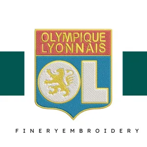 Lyon Football Team: Embroidery Design