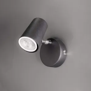 Marseille Black 1 Light Spotlight Ceiling Light