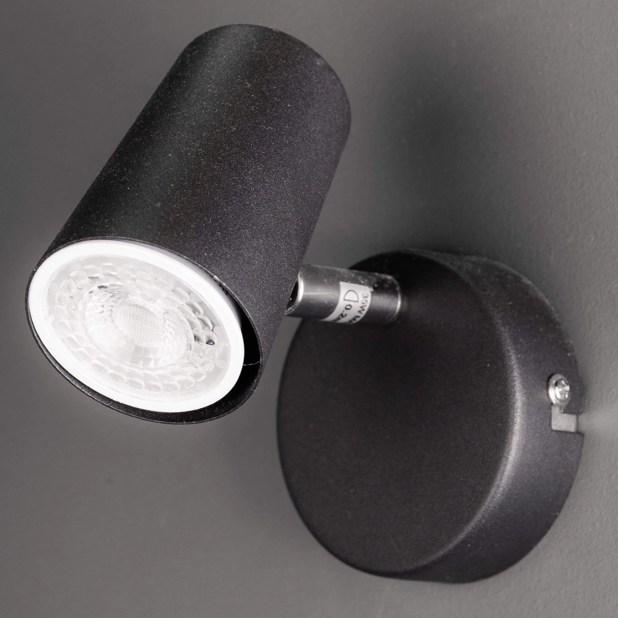 Marseille Black 1 Light Spotlight Ceiling Light