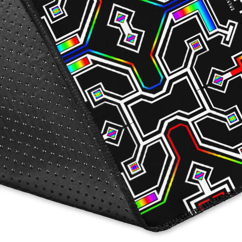 Prismatic Grid Rug