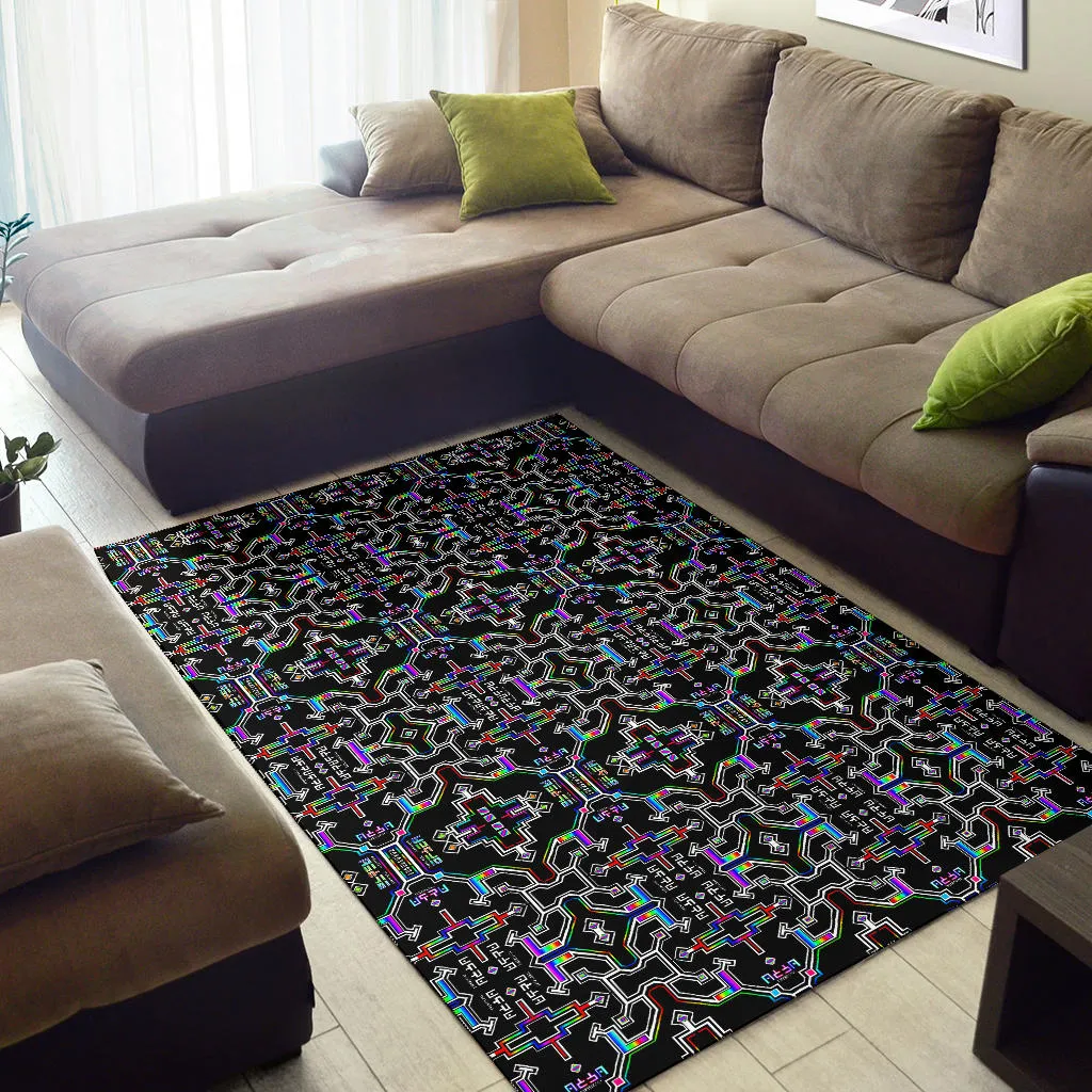 Prismatic Grid Rug