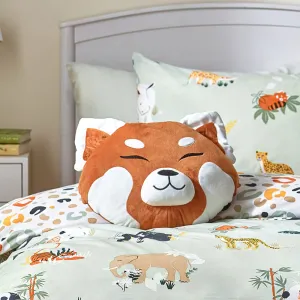 Red Panda Kids Novelty Cushion Orange