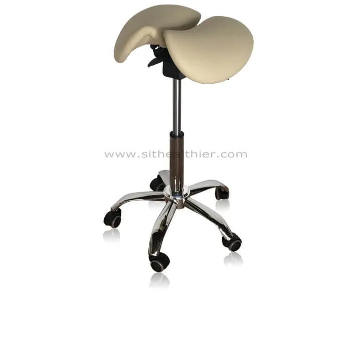 Saddle Style Split Seat Ergonomic Saddle Chair or Stool