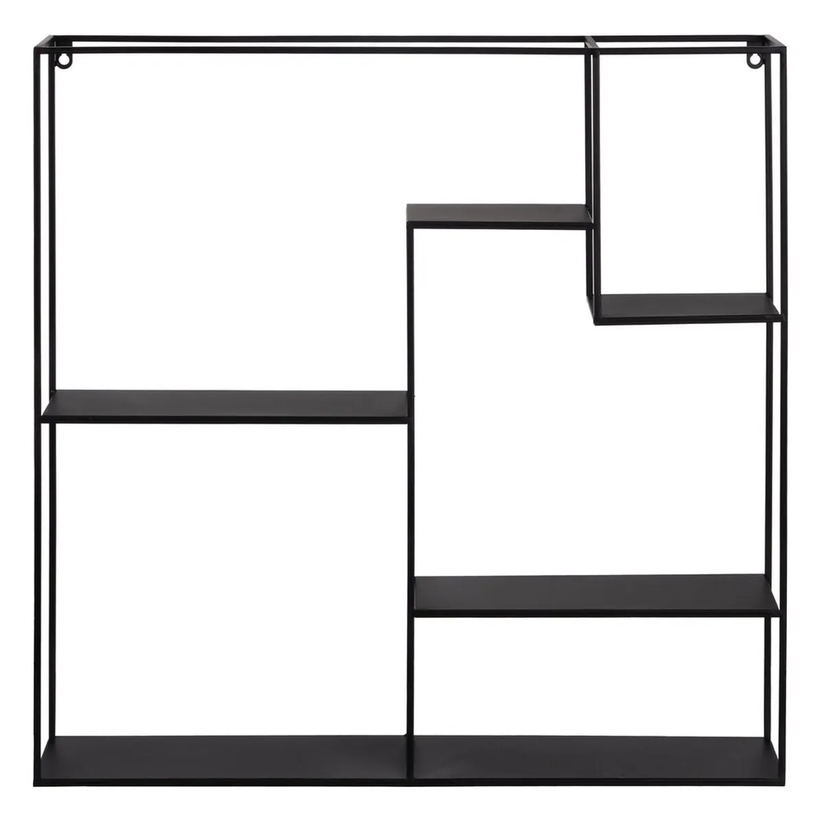 Shelves 70 x 13 x 70 cm Black Metal