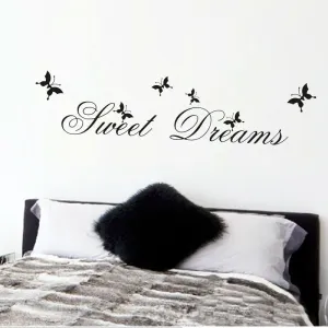 Sweet dream wall stickers home decorations living bedroom mural arts printing poster paper