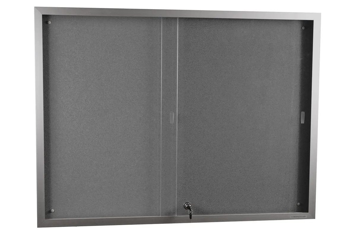 Vision Felt Notice Board Sliding Door [900H x 1200W]