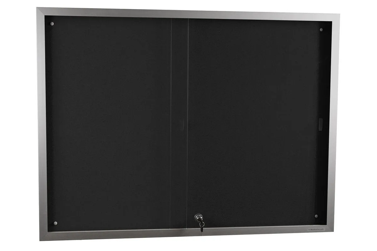 Vision Felt Notice Board Sliding Door [900H x 1200W]