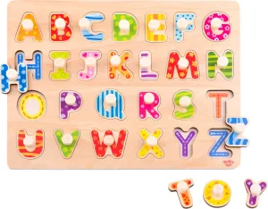 Wooden 27 Piece Alphabet Puzzle