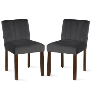 Zoya Channel Back Parsons Dining Chair, Set of 2